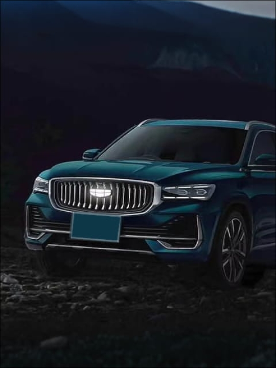 Logo phát sáng Geely Monjaro